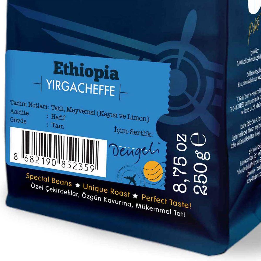 Moliendo Ethiopia Yirgacheffe Yöresel Kahve Divan Pastaneleri