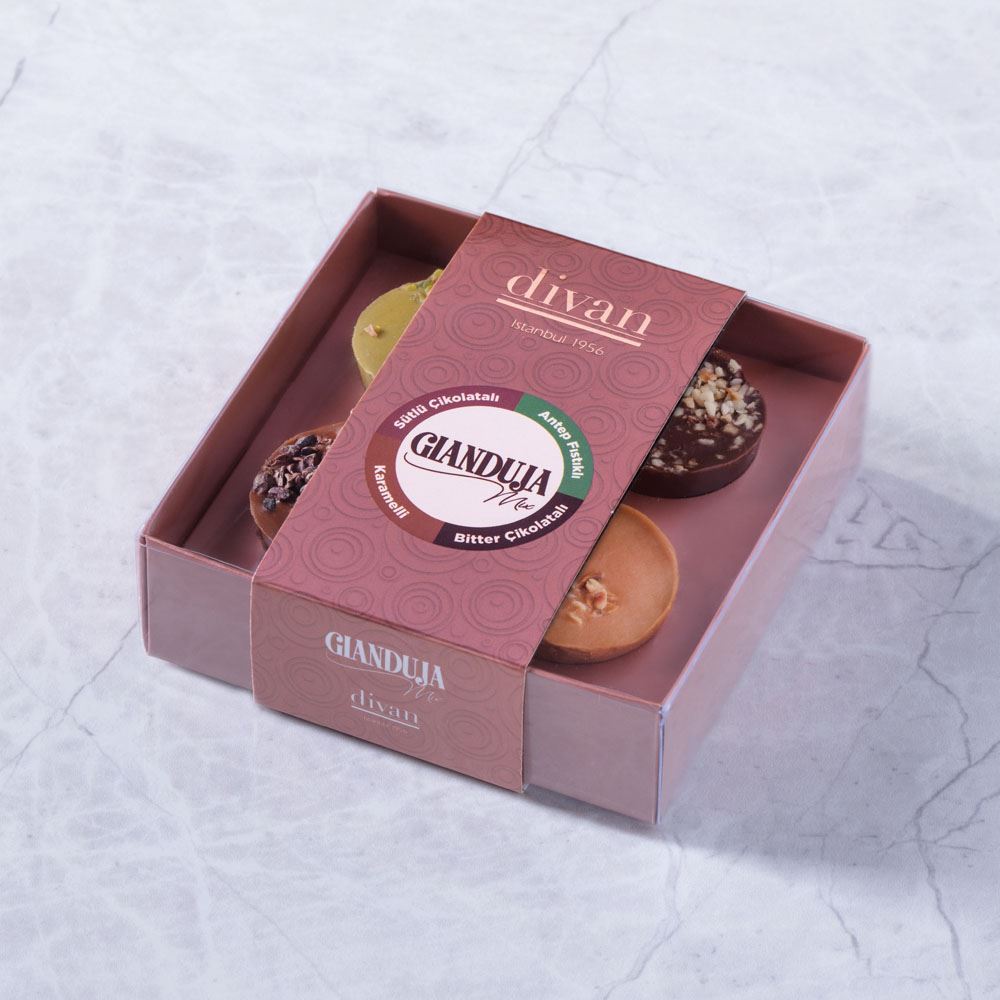 4�lü Gianduja Divan Pastaneleri